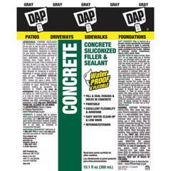 Gray Concrete and Mortar Filler Sealant 12-PACK 10.1oz Joins Concrete Cracks