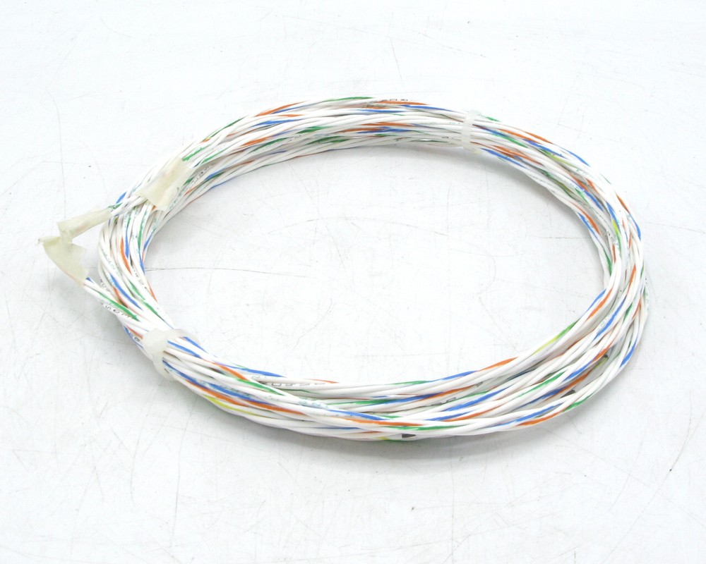M27500-20RC4U00 20/4 Silver-Coated Copper PTFE Insulated Twisted Quad, 20ft