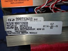 WESTINGHOUSE 7881C65G03 MOTOR CONTROLLER MODULE 03260220282
