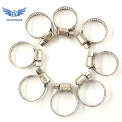100 Pack 1/2″-3/4″ Stainless Steel Drive Hose Clamps Fuel Line Clip