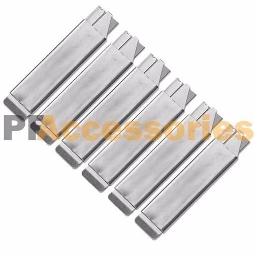 6x Carton Cutter Compact Utility Retractable Knife Box Cutter Single Edge Razor