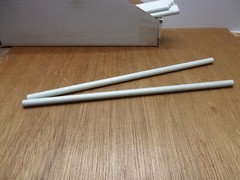 (Qty.2) 3/8″ Dia. X 12″ Long Fibergrate Dynaform Fiberglass Rod Round Stock