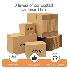 200pcs pack 8″ x 8″ x 8″ Shipping Packing corrugated cardboard boxes color logo