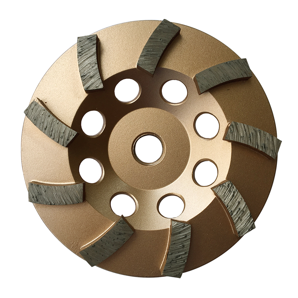 4.5″ Concrete Grinding Cup Wheels 9 Diamond Abrasive Seg 5/8″-11 Arbor