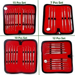 Professional Dental Oral Kit – Scaler Probe Pick SET Mirror STEEL- Dentist Tools