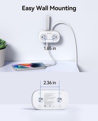 ORICO Travel Power Strip with 4 Outlet 3 USB Charging Station 4ft Extension Cord