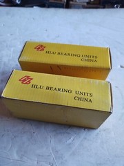 (2) HI-LIGHT # NAP205-16 / 1″, HLU 2 BOLT BEARING UNITS, LOCKING COLLARS.