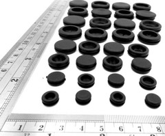 Hole Plugs For Auto Body Sheet Metal Solid Rubber Choose From 7 ID’s 1/16″ Panel