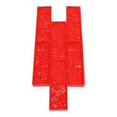 Concrete Wall Formwork Stamp Cement Textured Slate Pad for Concrete Decorative