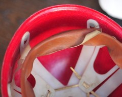 Vintage Red Fibre-Metal Hard Hat SuperGlas Pennsylvania