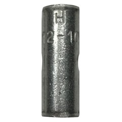 (100) Non-Insulated 12-10 Gauge Butt Splice Connector Uninsulated Wire Terminal