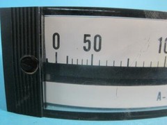 EIL 01/196 8814 0-200 A-C AMPERES VERTICAL PANEL METER USED GAUGE