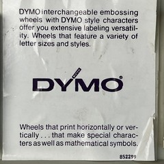 VTG Dymo 1570 Chrome Embossing Label Maker Tapewriter 1500 Series USA 1570