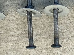 Sandbaggy 8″ x 1 ⅝” Standard Snap Ties for Concrete Forms – 1″ Cup Loose Washer