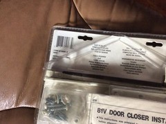 Tell Manufacturing DC100081 Residential Door Closer, Ivory Free Shipping New
