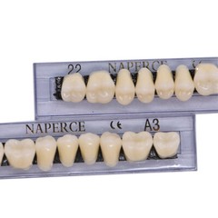 168Pc Dental Acrylic Resin Denture 22#A3 Full Set Teeth Upper Lower Shade Tooth