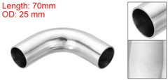 90 Degree Mandrel Bend Elbow 1 Inch OD Steel Exhaust Elbow Exhaust Piping