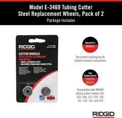 RIDGID 3469 Tubing Cutter Wheels Fits 101 103 104 117 118 150 151 152 153 205