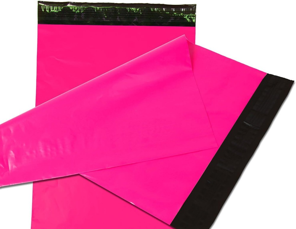 Hot Pink Color Poly Mailers Self Sealing Shipping Bags Plastic Mailing Envelopes