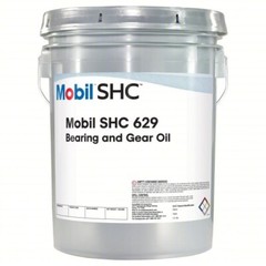 MOBIL 629 110840 Gear Oil, Synthetic, Orange, 5gal, Pail 807HG1