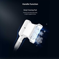Professional Cool Freeze Beauty Machine 2 Handle for Body Silhouette Enhancement