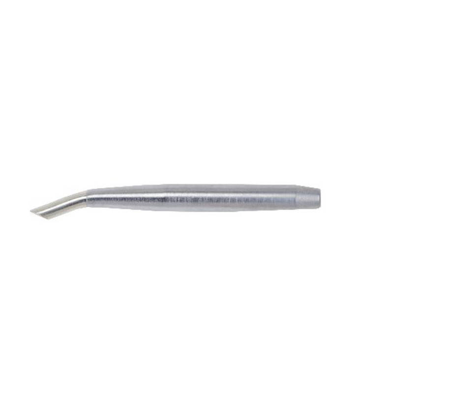 Pace 1121-0610-P5 Soldering Tip, Single Point, Angled Mini-Wave, 2.4mm Dia