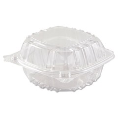 Dart C57PST1 5.8″ x 6″ x 3″ ClearSeal Hinged-Lid Container (125/Pk, 4 Pk/Ct) New