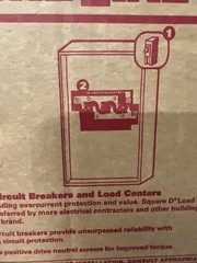 Breaker Box Panel 70 Amp 2-Space 4-Circuit Indoor Main Lug Load Center Bolt On