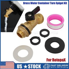 For ROTOPAX Water Containers – Brass Water Container Turn Spigot Kit