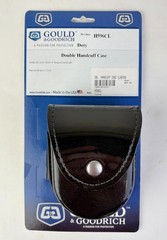 Double Handcuff Case Nickel Snap Finish Hi-Gloss Gould & Goodrich H596CL