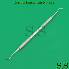 Dental Excavator Spoons 1mm Restorative 65/66 Double Ended Pro Steel Instruments