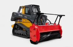 72″ Skid Steer Drum Forestry Mulcher Bobcat- Kubota Universal Brush Cutter
