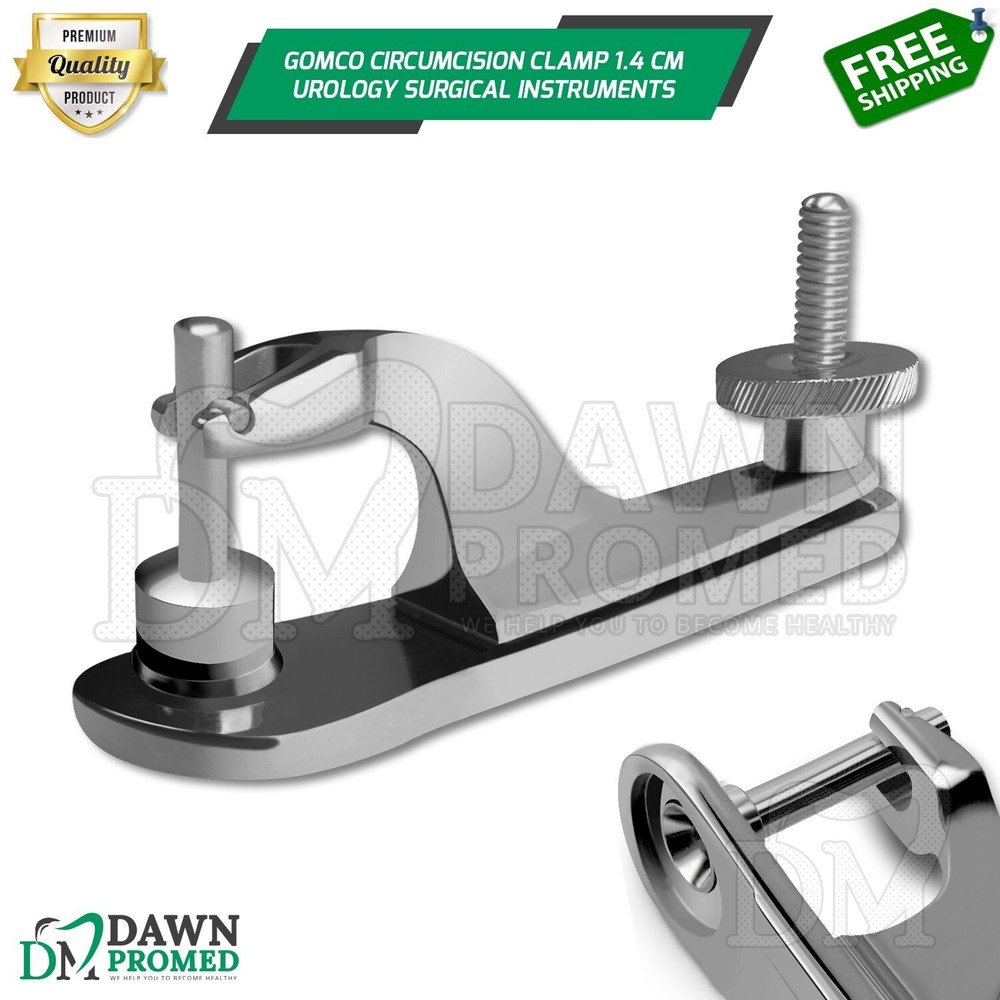 Gomco Circumcision Clamp 1.4 cm Children Boys Urology Surgical Inst German Grade