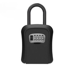 Lockbox Key Lock Box For Outside-Combination For House Key-Portable/Wall Mounted