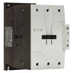 Eaton Xtce080f00a Iec Magnetic Contactor, No Auxiliary Contacts, 120V Ac, 3 P,
