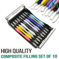 Dental Composite Resin Filling Spatulas Aesthetic Restoration Instruments set