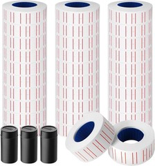 Price Gun Labels Stickers refill ink rolls for label guns 15000 pcs