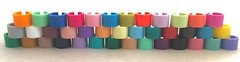 100 Snap On Hanger Size Markers Garment Sizers, Donuts, Bagels, Cubes, Sizer