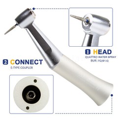 FIt FG 1.6mm Burs Dental Push Button Low Speed Contra Angle Handpiece yabang SA