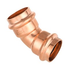 5 PCS EFIELD 1″ X 1″ Press Fit 45 Degree Elbow Copper Fittings, No Lead