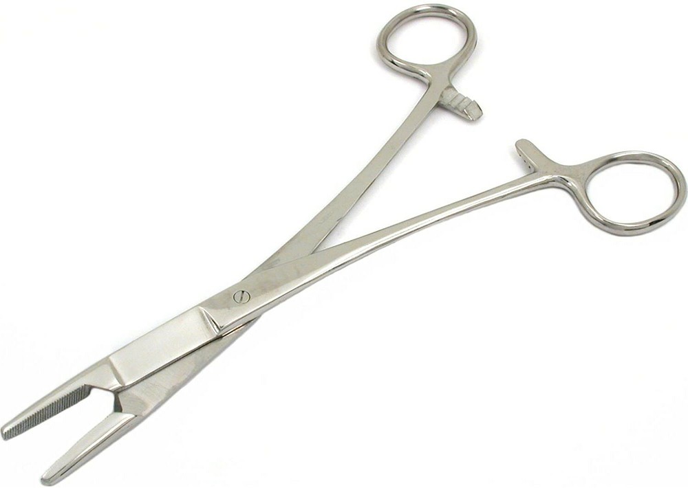 HEMOSTAT WITH SCISSORS STAINLESS STEEL FORCEPS 6.5″