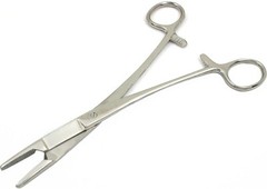 HEMOSTAT WITH SCISSORS STAINLESS STEEL FORCEPS 6.5″