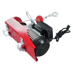 1320lbs Mini Electric Hoist Crane Winch w/ 328ft Wireless Remote Control 1150W