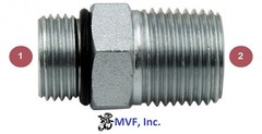 1/2″ (3/4-16) Male SAE ORB x 1/2″ Male NPTF Straight Adapter 6401-08-08