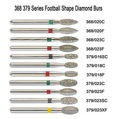 Dental Diamond Burs FG Long Surgical Bur Round Ball Taper Bur 368 801 850 856