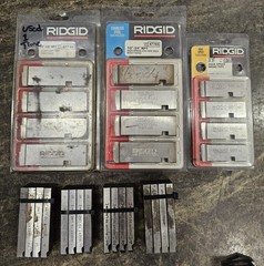 (LOT OF 25 SETS) Ridgid Pipe Threading Dies NPT, UNC, UNF, NF, Coarse & Fine Uni