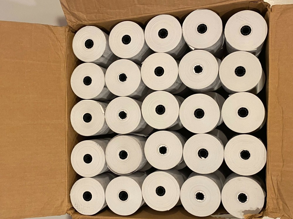 ICONEX 3-1/8 in x 273 ft Extra Long Thermal Paper Rolls (50/case)