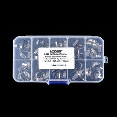 80Pc/Box AZDENT Dental Ortho M series Bands Buccal Tube 1st Molar Roth.022 Conv