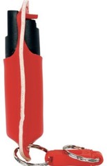 RED RAW Pepper Spray Dye Keychain Keyring Self Defense Protection Women USA MADE