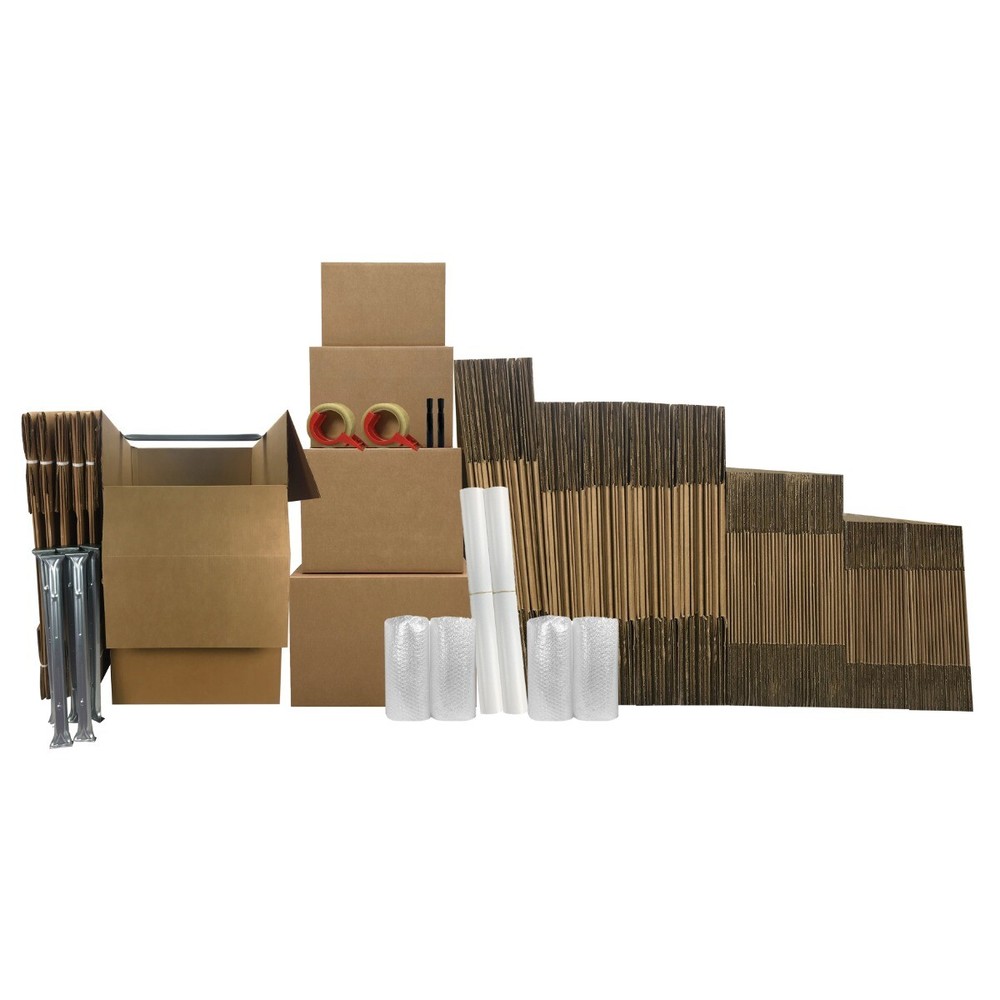 UBMOVE Wardrobe Kit 10 Rooms with 106 Boxes plus 6 Wardrobes